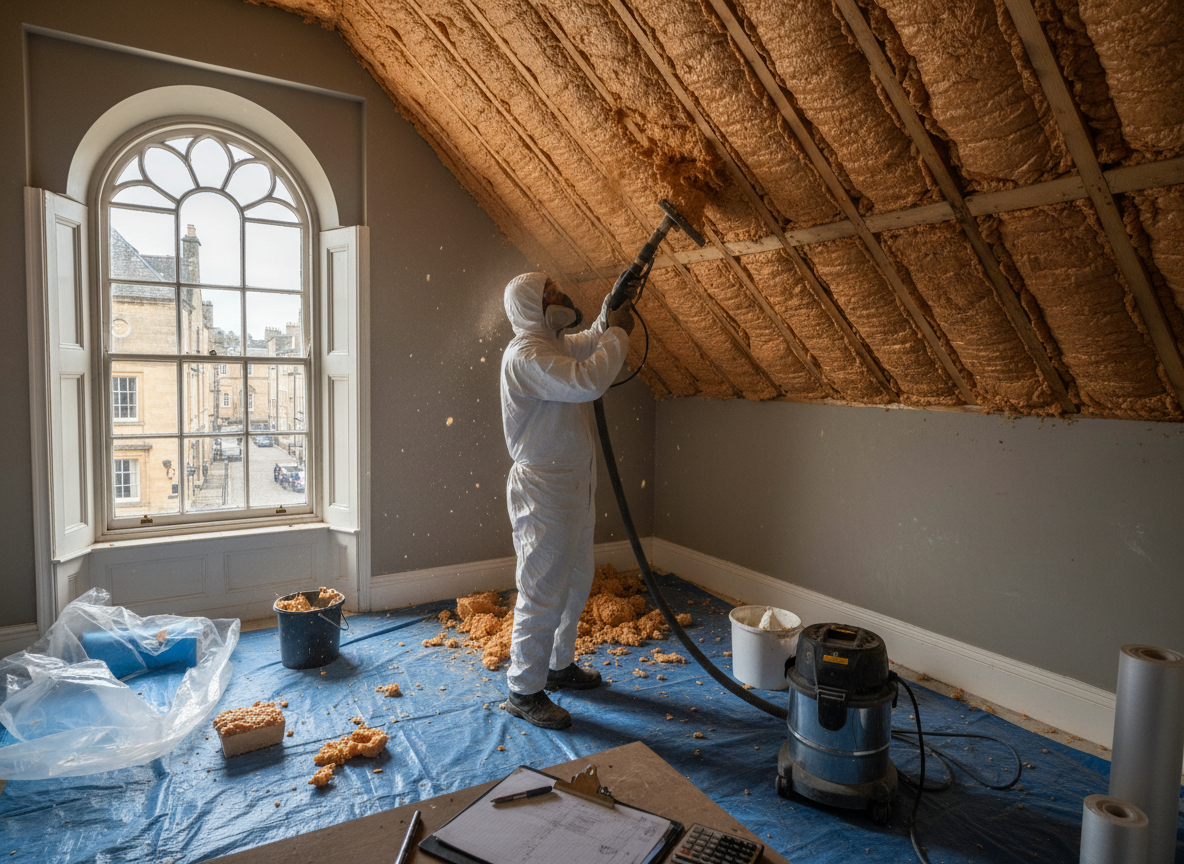 Spray Foam Removal Bath in Bristol, Somerset