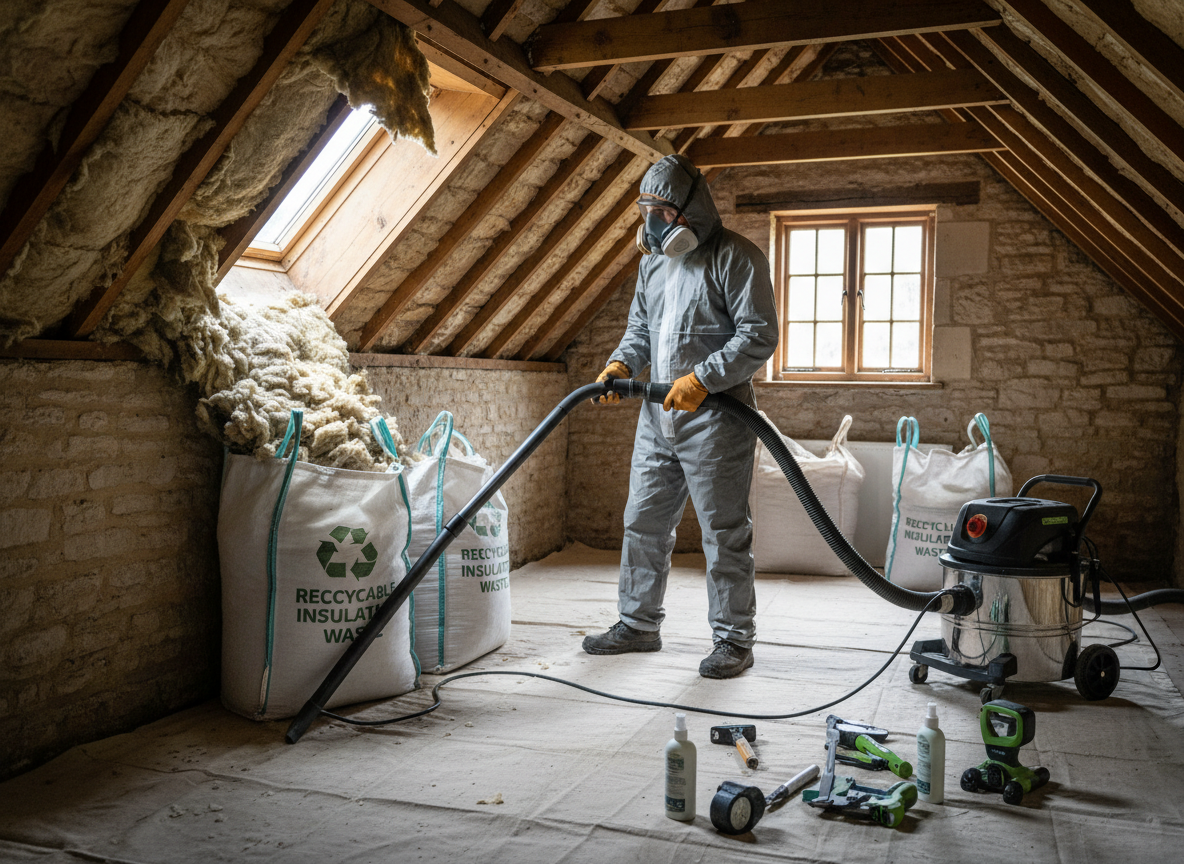 Environmentally Friendly Insulation Removal in Bath, Somerset