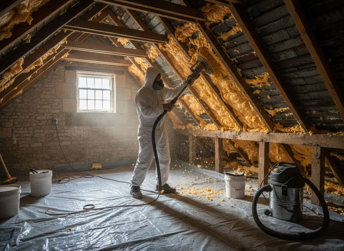Spray Foam Removal Bath in Radstock, Somerset BA3 3